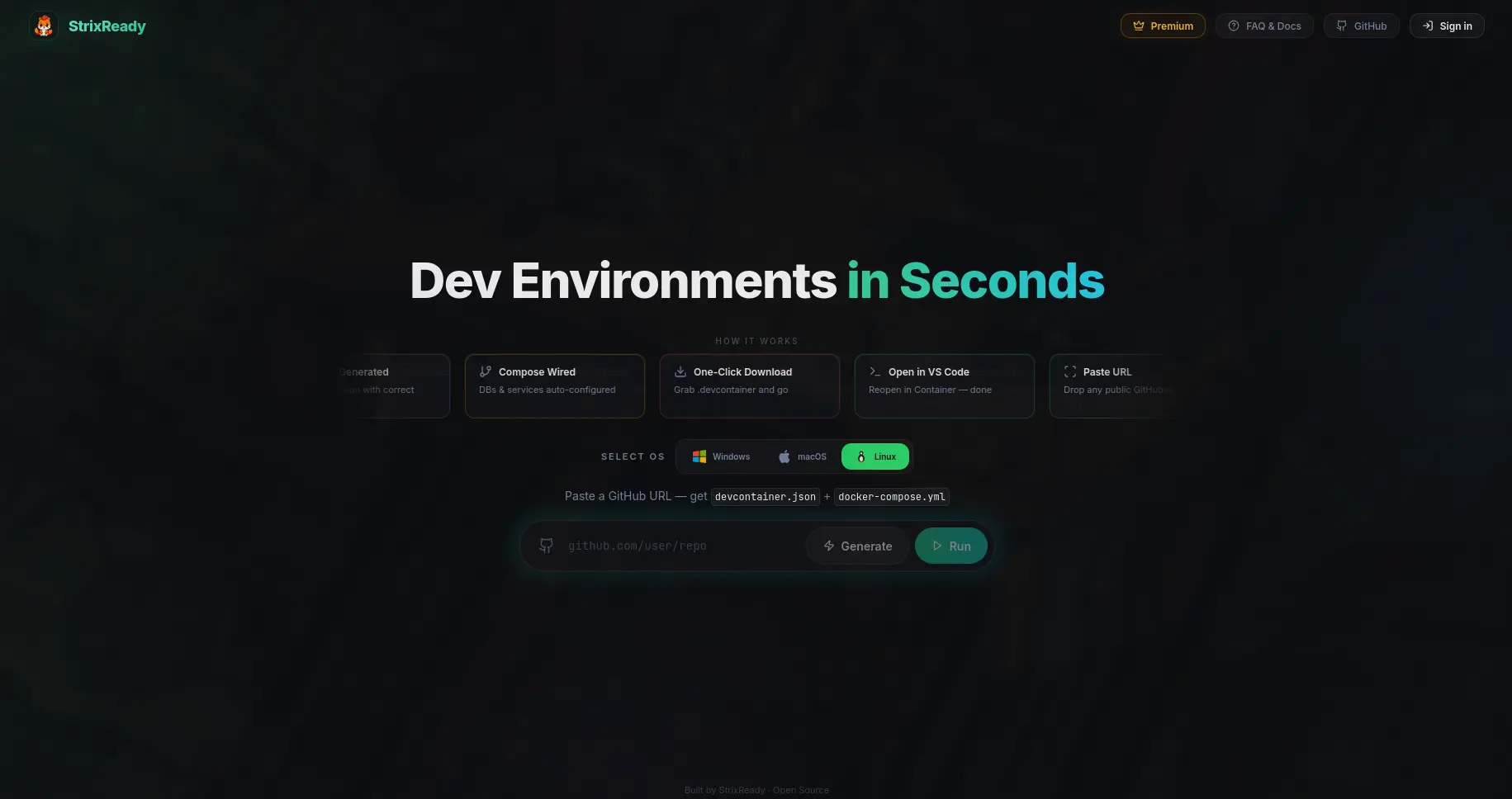 StrixReady website preview image